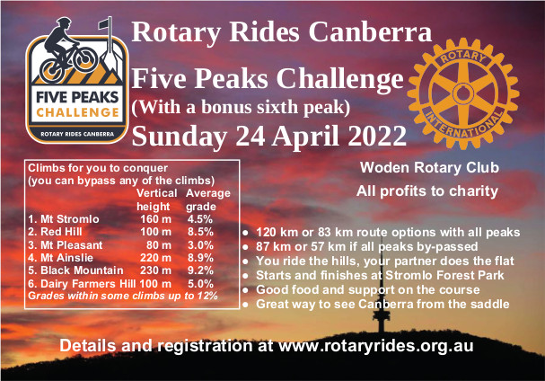 Rotary Five Peaks Challenge